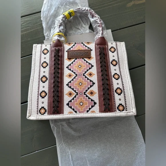 Wrangler Southwestern Tote Handbag - Picture 11 of 15